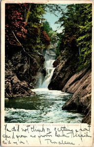 Vtg 1905 Wilmington High Falls Adirondack Mountains New York NY Postcard