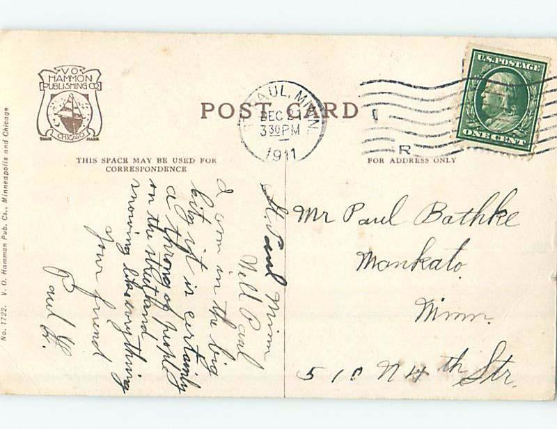 Divided-Back BUILDING St. Paul Minnesota MN ho3177