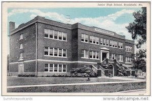 Junior High School Brookfield Missouri 1940