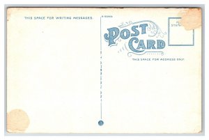 Post Office Building Saco Maine ME UNP WB Postcard F21