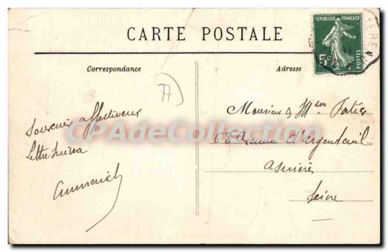 Postcard Old Andre Delaistre Moonlight has Moret