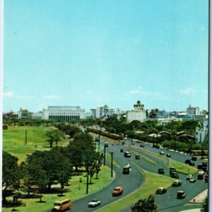 1960 Manila, Philippines View Taft Avenue, Post-Office Pasig River Business A224