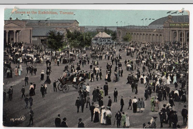 A Scene At The Exhibition Toronto PPC 1909 PMK To Miss Theobald Forest Gate