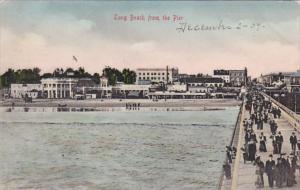 California Long Beach View From The Pier 1907
