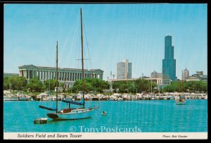 Soldiers Field and Sears Tower