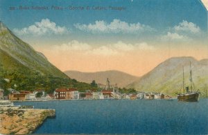 Montenegro Perzagno Boka Kotorska Cattaro old postcard