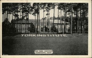 Jamestown Tennessee TN York Institute Vintage Postcard