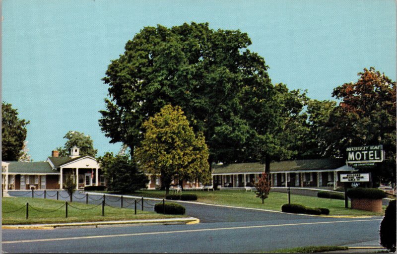 Old Kentucky Home Motel Bardstown KY Postcard PC418