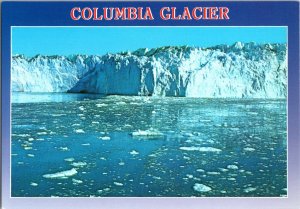 Continental Postcard Columbia Glacier Valdez Whittier, Alaska CE17