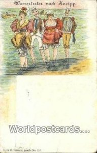 Wassertreter nach Kneipp Germany 1893 