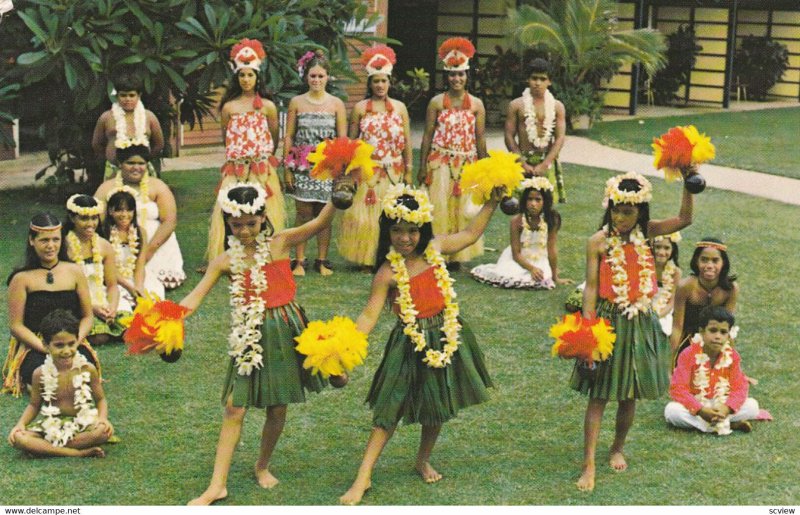 MAUI, Hawaii, PU-1988; Hula Show Cast, The Napili Kai Beach Club Hotel