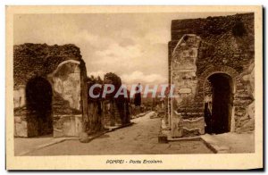 Old Postcard Pompei Porta Ercolano