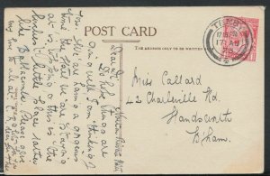 Family History Postcard - Callard - 42 Charleville Road, Handsworth  RF1591