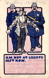 And not at liberty just now Policeman Occupation 1906 