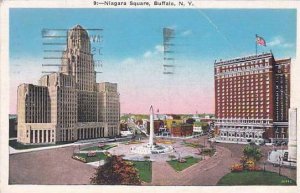 New York Buffalo Niagara Square Artvue 1935