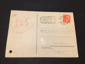 Berlin 1928 Automobile Exhibition  correspondence post card Ref 59623 