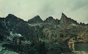 USA Minaret Lake Reds Meadow Mammoth Lakes Chrome Vintage Postcard 07.55