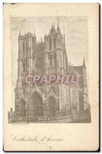 Old Postcard Cathedral of & # 39Amiens