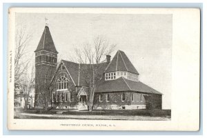 c1910 Presbyterian Church, Fulton New York NY The Morrill Press Postcard