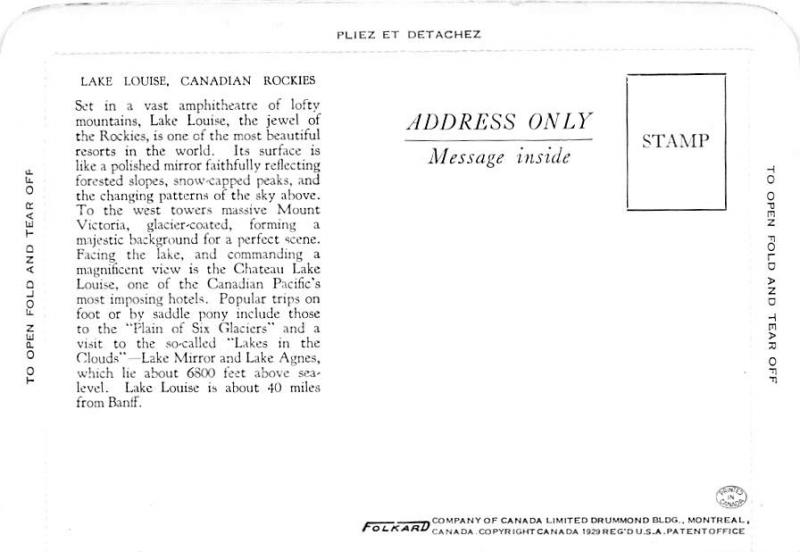 Lake Louise - Rocky Mountains, Canada