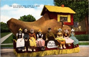 Pella Products Parade Float Old Woman Who Lived In A Shoe Dutch Style Iowa Kits