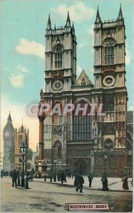 Old Postcard Westminster Abbey