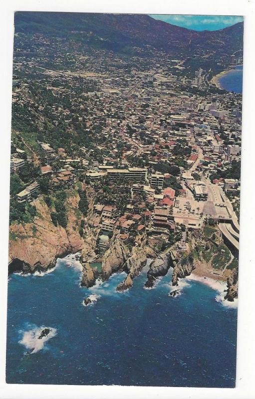 Mexico Acapulco Aerial View De La Quebrada Diving Cliffs 