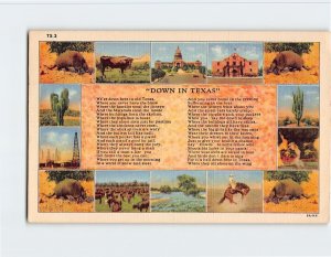 Postcard Down In Texas