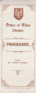 Sally Bishop 1911 Camden Town Romance Play Theatre Programme