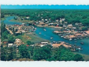 Unused Pre-1980 AERIAL VIEW OF TOWN Kennebunkport Maine ME F8451