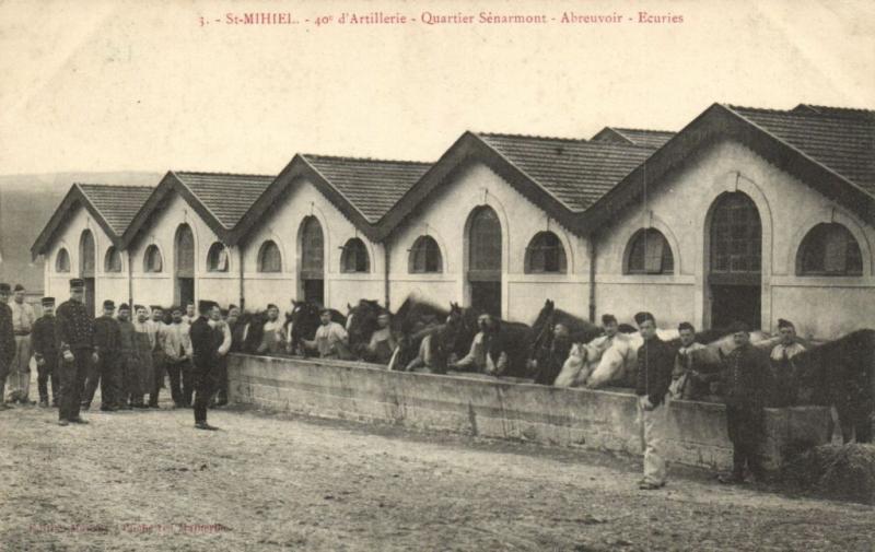 CPA Militaire (Dep.55) Saint-Mihiel - 40e d'Artillerie - Quartier (90815)