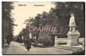 Old Postcard Berlin Siegesallee