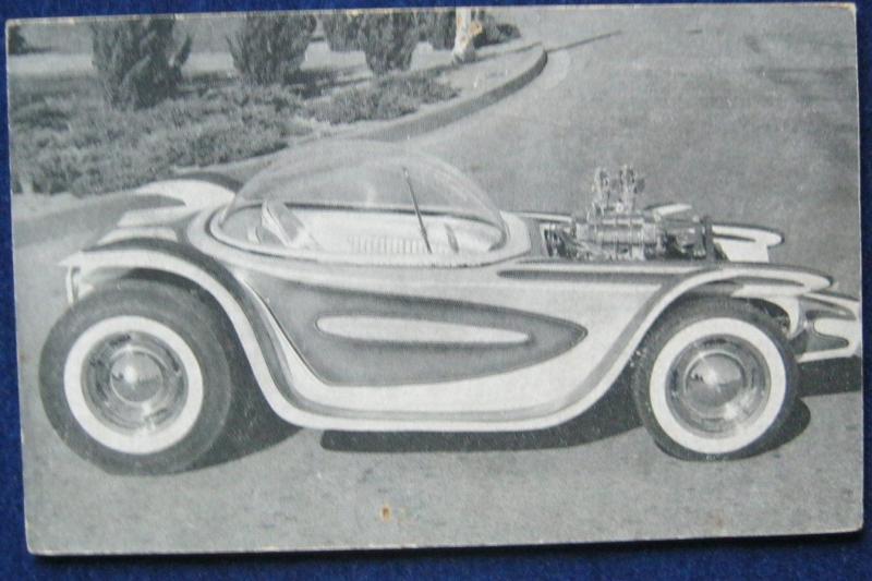 Beatnik Bandit Ed Roth Car Craft Magazine Postcard 