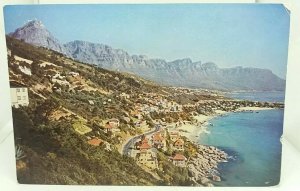 Vintage Postcard Clifton Cape Four Beaches Camps Bay South Africa