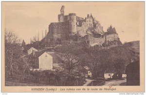 Les Ruines Vue De La Route De Hosinge, Vianden, Luxembourg, 1910-1920s