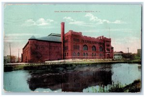 1909 2nd Regiment Armory Building River Lake View Trenton New Jersey NJ Postcard