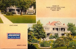 Arkansas Mena Homes Of Radio Stars Lum and Abner