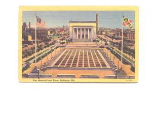 War Memorial and Plaza, Two Different Flags, Baltimore, Maryland