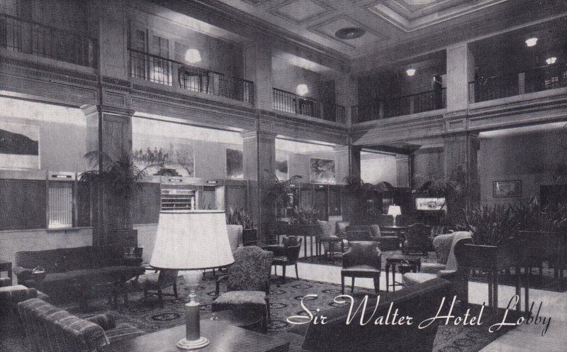 North Carolina Raleigh Sir Walter Hotel Lobby