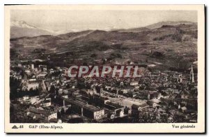 Postcard Old Gap Htes Alpes General view