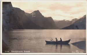 Norway Norge Eikesdalsvatnet Romsdal Vintage RPPC C083