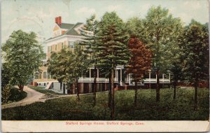 Stafford Springs CT Stafford Springs House NM Whiten Postcard E93