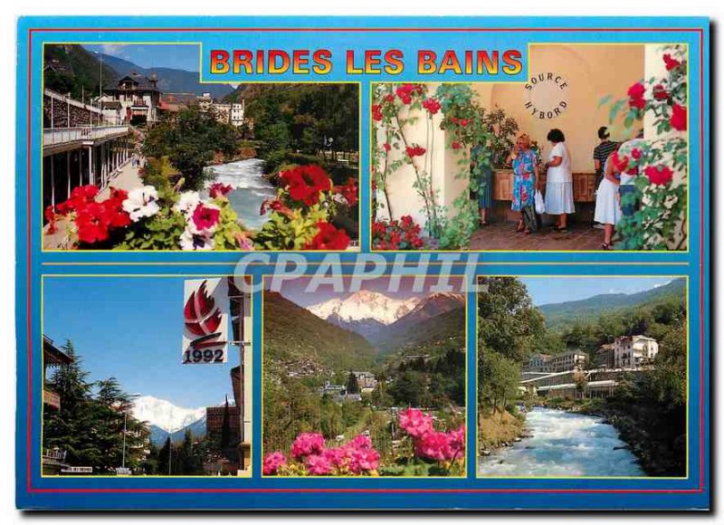 Postcard Modern Brides les Bains Savoie