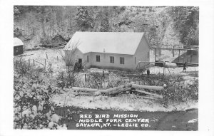 J42/ Saylor Kentucky RPPC Postcard c1960s Red Bird Mission Leslie County 273