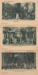 Passionsspiele 1900 German Passion Play 3x Postcard s