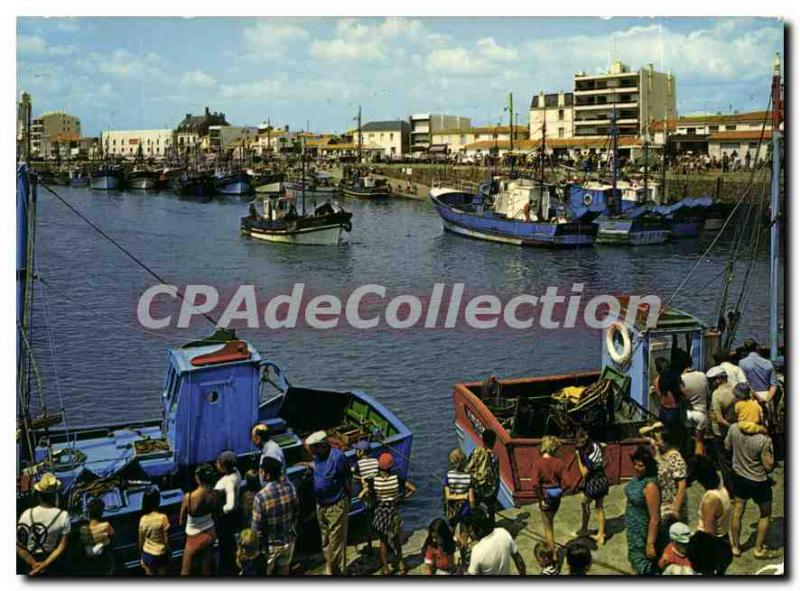 Postcard Modern SAINT GILLES CROIX DE VIE Arrival of fishing boats