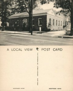 WASHINGTON N.J. UNITED STATES POST OFFICE VINTAGE POSTCARD