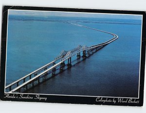 Postcard Florida's Sunshine Skyway, St. Petersburg, Florida