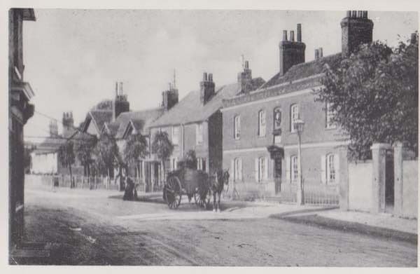 Broxbourne High Road Monson Almshouse Victorian View Hertfordshire Postcard