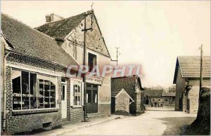 Postcard Modern Fleury Oise Grocery Buvette Chez Joseph